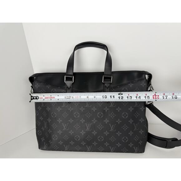 Louis Vuitton Explorer Briefcase Monogram Eclipse Canvas - Picture 9 of 10